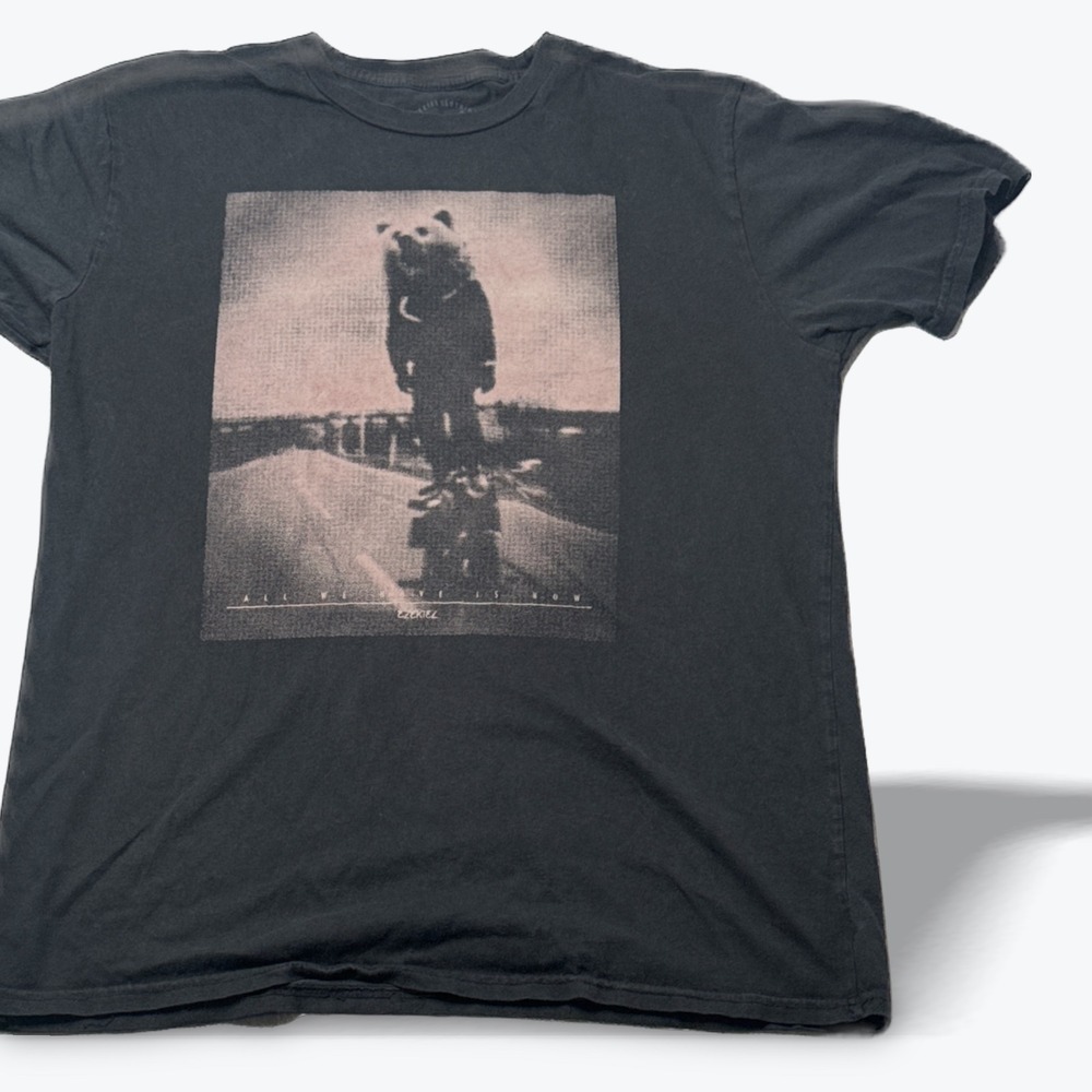 Skateboarder Bear T Shirt Skate Surf Large All We Have‎ Is Now Ezekiel